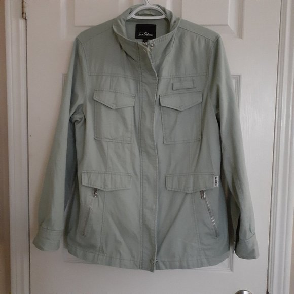 Like New | Sam Edelman | Women's | Mint Green Utility Jacket - Picture 2 of 15